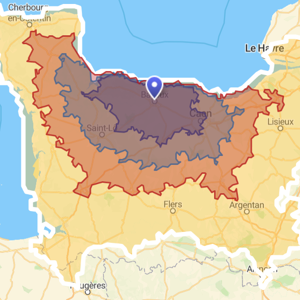 déplacement à domicile zone de déplacement 